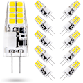Miniatyrbilde 1 av 5: G4 LED-pære 3W, 6000K kald hvit, tilsvarer 35W G4 10-pakning
