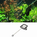 Miniatyrbillede 4 af 5: 7,5 cm fiskenet med teleskopisk langt håndtag fintmasket fiskenet rejer skimming net til fiskebeholder eller lille akvarium (teleskopisk rækkevidde 22-42 cm)