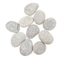 Miniatyrbillede 1 af 5: Strandsten til maling 10 stk. Glatte flade store sten til maling Kunsthåndværk 30-50mm Maling flade stensten til potter Farverig maling