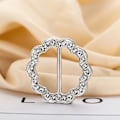 Miniatyrbild 4 av 5: 2 st Sjal Ringar Spänne för Kvinnor, Cubic Zirconia Silke Sjal Ring Spänne T-Shirt Klämmor Spänne Kläder Hörn Knuta Spänne Kläder Broscher