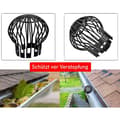 Miniatyrbillede 4 af 5: 4x Løvbeskyttelse Nedløbsbeskyttelse Nedløbsbeskyttelse Regnrendebeskyttelse Tagrendebeskyttelse Nedløbsbeskyttelse