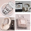 Pikkukuva 5 / 5: Langattomat Bluetooth-kuulokkeet HiFi Taitettavat Älykkäät Melua Vaimentavat Säädettävät Mikrofonilla, Bluetooth 5.1 Yhteensopiva, Stereo Over-Ear -kuulokkeet (Beige)