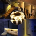 Miniatyrbillede 2 af 4: Sensor Garderobeskab Lys, 3M LED Strip Lys Natlys, 6000K Varm Hvid, Automatisk Til/Fra, Batteridrevet