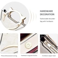 Miniatyrbillede 5 af 5: Moderigtige håndtasker til kvinder Katteform Crossbody taske (sort)