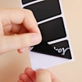 Miniatyrbillede 3 af 5: 120-pak tavlelabels styluslabels krukker + pen sort