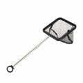 Miniatyrbillede 1 af 5: 7,5 cm fiskenet med teleskopisk langt håndtag fintmasket fiskenet rejer skimming net til fiskebeholder eller lille akvarium (teleskopisk rækkevidde 22-42 cm)