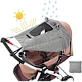Miniatyrbillede 1 af 5: Solbeskyttelse til barnevogn, Solbeskyttelse til barnevogn, UV 50 gery