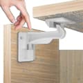 10 st Barnsäkra Skåplås Säkerhet Enkel Installation Ingen Borrning Eller Nycklar 10-pack