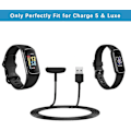Miniatyrbilde 3 av 3: Lader for Fitbit Charge 5 / Charge 6 / Luxe, [2-pakke, 1 meter] Erstatningsladekabel
