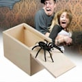 Pikkukuva 4 / 4: Puinen Prank Spider -pelti Laatikko Piilotettu Kotelossa Temppu Leikki Vitsi Scare Box Gag Lelut Lahja