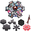 Miniatyrbild 3 av 4: Explosionsbox, Presentbox - Hexagon Svart