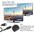 Miniatyrbillede 3 af 5: SCART til HDMI konverterkabel 1080P/720P med USB-kabler SCART I