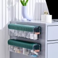 Miniatyrbild 3 av 5: 3 st underklädeslådeorganisatör, stansfri multifunktionell väggmonterad förvaringslåda, tvättbar fackförvaringslåda