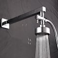 Miniatyrbilde 3 av 4: 3-veis T-forbindelse med avstengningsventil for bidet, kobber, sølv