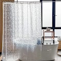 Pikkukuva 1 / 5: Selkeä suihkuverhon vuori Water Cube 72x72 tuumaa