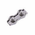 Miniatyrbilde 5 av 5: 10 stk M3 Duplex klips Wire Rope klips Rustfritt stål Duplex klemme 2-stolpe Wire Rope klips Kabelklemme Seil klemme