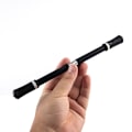 Miniatyrbillede 4 af 4: Spinning Pen Glat Overflade Anti-slip Spinning Rotation Match Practice Pen Legetøj silver