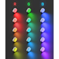 Miniatyrbild 2 av 5: Nedsänkbara LED-lampor med RF-fjärrkontroll, flerfärgade undervattensdammlampor med RGB 13-LED-pärlor för badtunna, swimmingpool, SPA, vasbas
