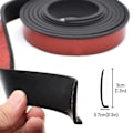 Miniatyrbild 2 av 5: Universal Fender Flares Bilhjul Bågar Vinge Expander Båge Ögonbryn Stänkskärmar Läpp Karosseri Kit Omslag Stänkskydd Tillbehör