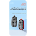 Pikkukuva 2 / 5: Mini aurinkovoimapankki, kannettava avaimenperä virtapankki matkapuhelimelle, 1200mAh Red For Lightning