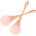 Pikkukuva 1 / 4: 2 kpl suurta mineraalipuuterisivellintä, pronssi Kabuki -meikkisivellin, ammattimainen puuterisivellin ja poskipunasivellin päivittäiseen meikkiin, ruusukulta Gold, Rose 20 x 9 x 3 centimetres