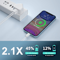 Miniatyrbilde 4 av 5: USB-plugg UK 3-pinners strømlader, USB-veggladerpluggadapter UK Kompakt telefonladehode gammel