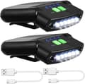 LED-klipslykt for hodelykt