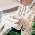 Miniatyrbild 6 av 6: 6 stycken broderiramset i bambu, korsstygnsram, 4 tum till 10 tum 4 inch to 10 inch