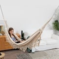 Pikkukuva 4 / 5: Boho-riippumatto ulkotiloihin, kannettava kantokassilla