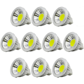 Pikkukuva 1 / 4: MR16/GU5.3 COB LED -polttimo, 3 W/210 lm, DC 12 V, viileä valkoinen 6000 K, vastaa 20 W:n halogeenivaloa, ø48x50, 120° säteen kulma, 10 kpl