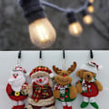 Miniatyrbilde 4 av 5: 50 stk Sorte Mini Takrenne Hengende Kroker for Julelys, Islyskjeder, Feelysslynger, Lys Takrenne Klips S-Formet Hengende Kroker