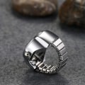 Miniatyrbilde 3 av 5: Fingerklokke Kreativ Elastisk Rund Kvarts Finger Ring Klokker, til Valentinsdag unisex blue