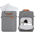 Miniatyrbilde 3 av 5: 13 tommers Laptop-etui med skulderstropp og håndtak, datamaskinveske bæretaske for 13,3 Apple Macbook Air, Mac Pro med polstring