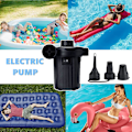 Miniatyrbilde 5 av 5: Elektrisk Luftpumpe, 230-240V/50W Høyeffekts Elektrisk Luftpumpe for Luftmadrass, Fyll Inflator Deflator med 3 Størrelser Dyse