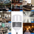 Miniatyrbillede 4 af 4: LED-pærer E40 200W Industrielle LED-lampe, Neutral Hvid 6500K, 20000lm, AC 160-265V, Tilsvarende 1800W Halogenpære LED-lampe, til Lager Værksted, Os V.