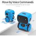 Miniatyrbilde 4 av 5: Interaktive Smarte Robotleker, Intelligente Robotleker for Barn, Jenter & Gutter Robotleker 3 År og Eldre, Stemmestyrt blue