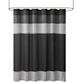 Miniatyrbillede 5 af 5: Bruseforhæng i kunstig silke, stribet, moderne mikrofiber badeforhæng, 180CM*180CM style 3