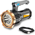 Miniatyrbillede 1 af 5: LED Lommelygte Ultra Kraftig Bærbar LED Lommelygte COB Arbejdslampe 8 Tilstand Genopladelig Lampe Udendørs Belysning Spotlight Camping Udflugt Nødsituation