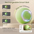 Miniatyrbild 4 av 5: Interaktiv kattstjärna leksak boll husdjur leksak boll med LED-ljus automatisk roterande intelligent för katt inomhus, USB-laddningsbar (mintgrön)