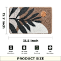 Miniatyrbillede 2 af 5: Superabsorberende Badeværelsesmåtte Antislip Badetæppe til Badeværelse Maskinvaskbar Bademåtte Blød Mikrofiber Bademåtte Brown Bamboo 31" X 20"