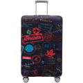Miniatyrbild 1 av 5: Resväska Skydd Tvättad Koffert Skydd Anti-repor Koffert Skydd Passar 18-32 Tum Go Travel-World XL