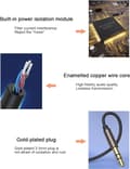 Miniatyrbillede 4 af 5: Bluetooth-modtager til bil, USB Bluetooth-hjælpeadapter, Bluetooth 5.0-modtager med 3,5 mm AUX-stik og USB-lydadapter