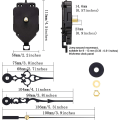 Pikkukuva 2 / 5: Heilurikelloliike Quartz DIY Liikepakkaukset Vaihtokelloliike 23mm