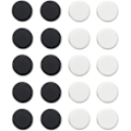 Pikkukuva 1 / 4: Jääkaappimagneetti, 20 kappaleen pakkaus jääkaappimagneetteja, vahva magneettitaulu, kaappimagneetteja, toimistomagneetteja White+Black 20PC-3CM