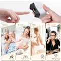 Miniatyrbild 5 av 5: Elektrisk automatisk nagelklippare med ljus, elektrisk nagelfil för vuxna, nyfödda, spädbarn, barn, seniorer white+black