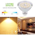 Miniatyrbillede 3 af 5: MR16 LED-spotpære GU5.3-sokkel, varm hvid 2700K, 3,8 W svarende til 40 W halogen, LED-spot GU5.3 12 V ikke-dæmpbar 430 lumen MR16 LED-lampe, 6 stk.