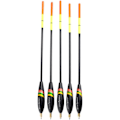 Miniatyrbilde 1 av 5: 5 stk Fiskeflytere og Bobbers Balsatre Flytere Bobbers Balsaflytere Crappie Fiskebobbers for Fiske