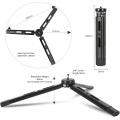 Pikkukuva 3 / 5: Alumiininen minijalusta, pöytäjalusta Zhiyun Smooth Q/4, Crane Plus/2, Ronin S/SC/RSC2, Gimbal-kahvan vakaajalle