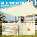 Miniatyrbilde 2 av 5: Skyggeseil Rektangulær solskjerming, Vann-avvisende, Solskjerming for terrasse, Hage, Balkong, Polyester stoff 300 x 400 cm, off-white