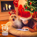 Miniatyrbilde 5 av 5: Jul 3D Nattlys LED Lampe USB Oppladbar Bordlampe Dekorativt Nattlys Nattlampe Soveromslamper Nattlys Style 2